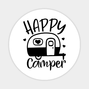 Happy Camper Shirt, Funny Camping Shirt, Camping T-Shirt Shirt, Camper T-Shirt, Camper Shirt Glamping Shirt Hiking Shirt, Nature Lover Shirt Magnet